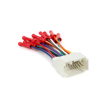 Scosche HA08BCB Aftermarket Radio Wiring Harness with Crimp Connectors for...