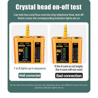 Networks Cable Tester Ethernet RJ45 RJ11 LAN Wire Telephone Cable Testing Tool g