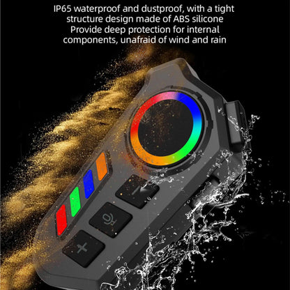 Pull Start Unit Motorcycle Helmet Headset with Bluetooth 6.0 IP65 Stereo Sound