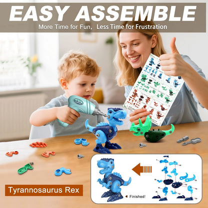 Laradola Dinosaur Toys for 3 4 5 6 7 8 Year Old Boys, Medium, Deluxe Green