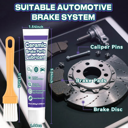 AstraVox Anti-Seize & Squeal Ceramic Brake Grease for 1 fluid ounce