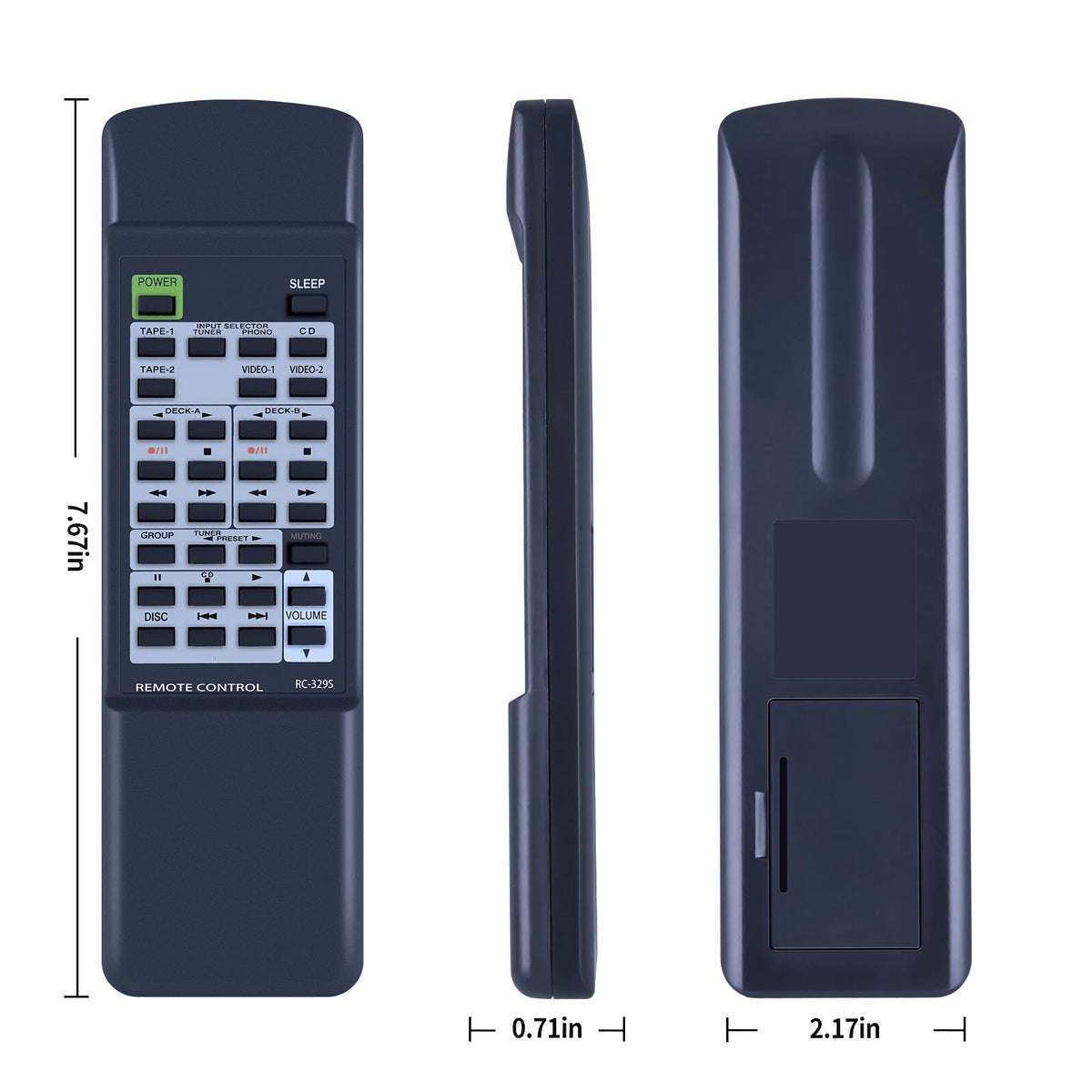 RC-329S Replacement Remote Control For ONKYO Stereo Receiver TX-8511