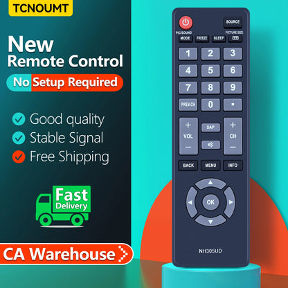 NH305UD Remote Control For Emerson LCD TV LF501EM4F LF501EM5 LF501EM5F