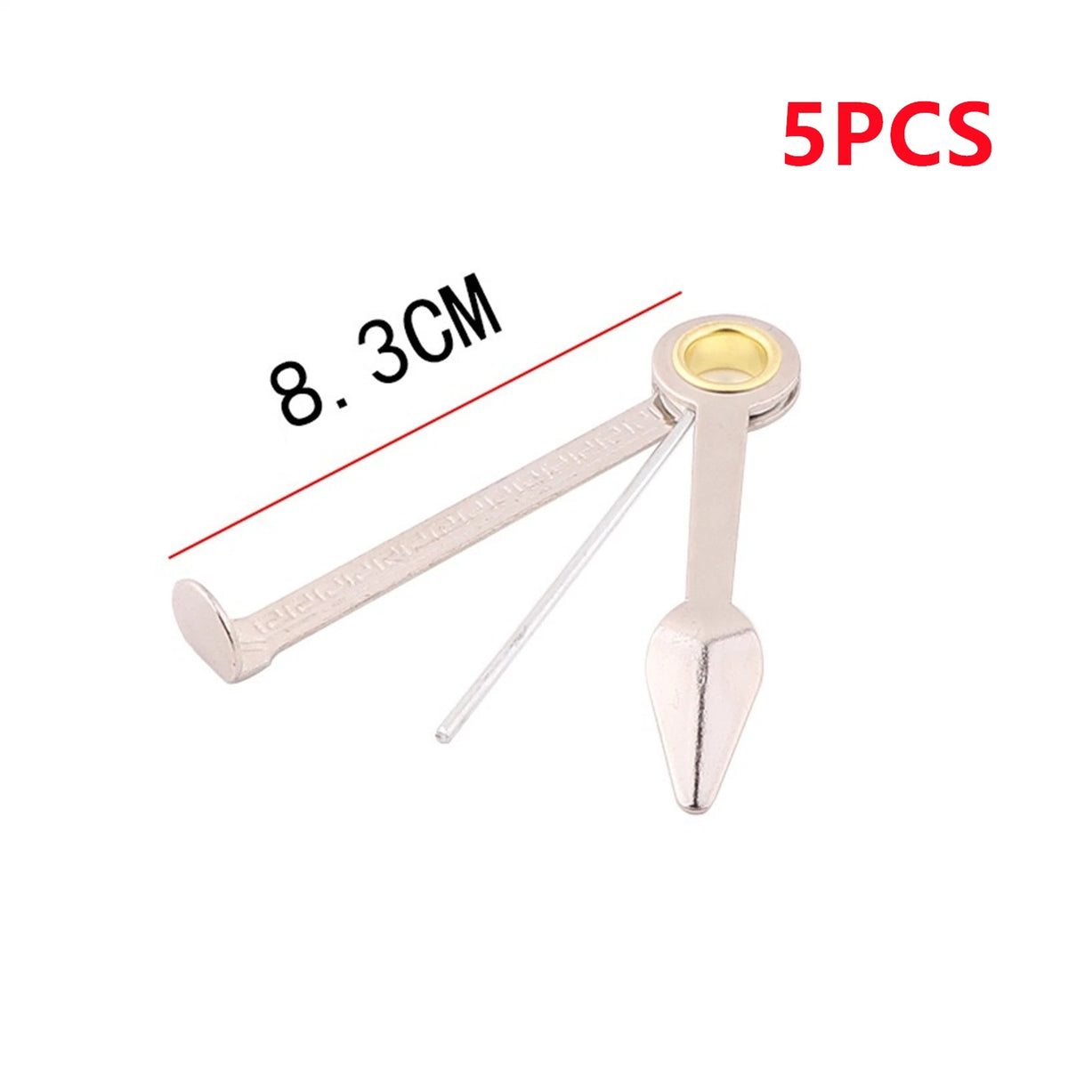 5PCS 3 In 1 Stainless Metal Multifunctional Tobacco Clean Tool For Smoking Pipe