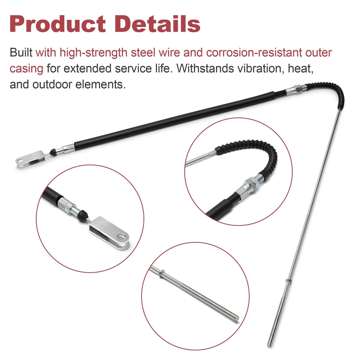 54005-1182 Front Brake Cable For Kawasaki Vulcan 800 1995-05 800 Classic 1996-05