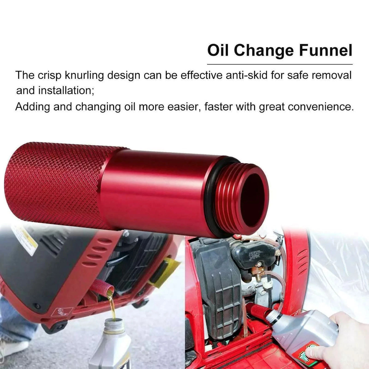 Oil Change Funnel Magnetic Dipstick Accessories For Honda EU2200i Generator