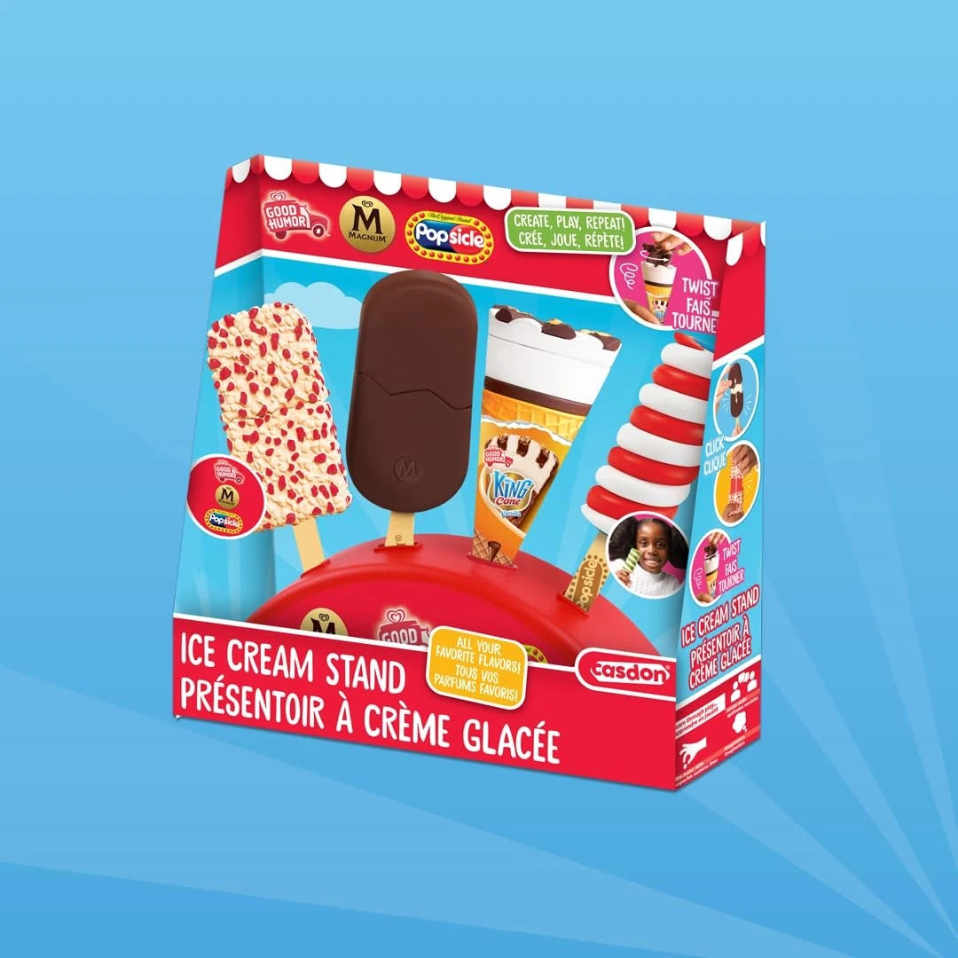 Casdon Official Good Humor, Popsicle & Magnum Ice Cream Stand Toy Child-size