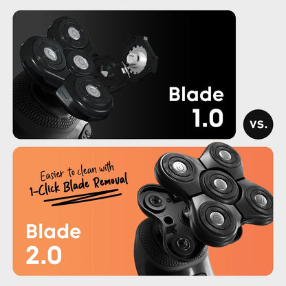 BaldiePro Blade Refill 2.0 + 1 Count (Pack of 1), + Chamber
