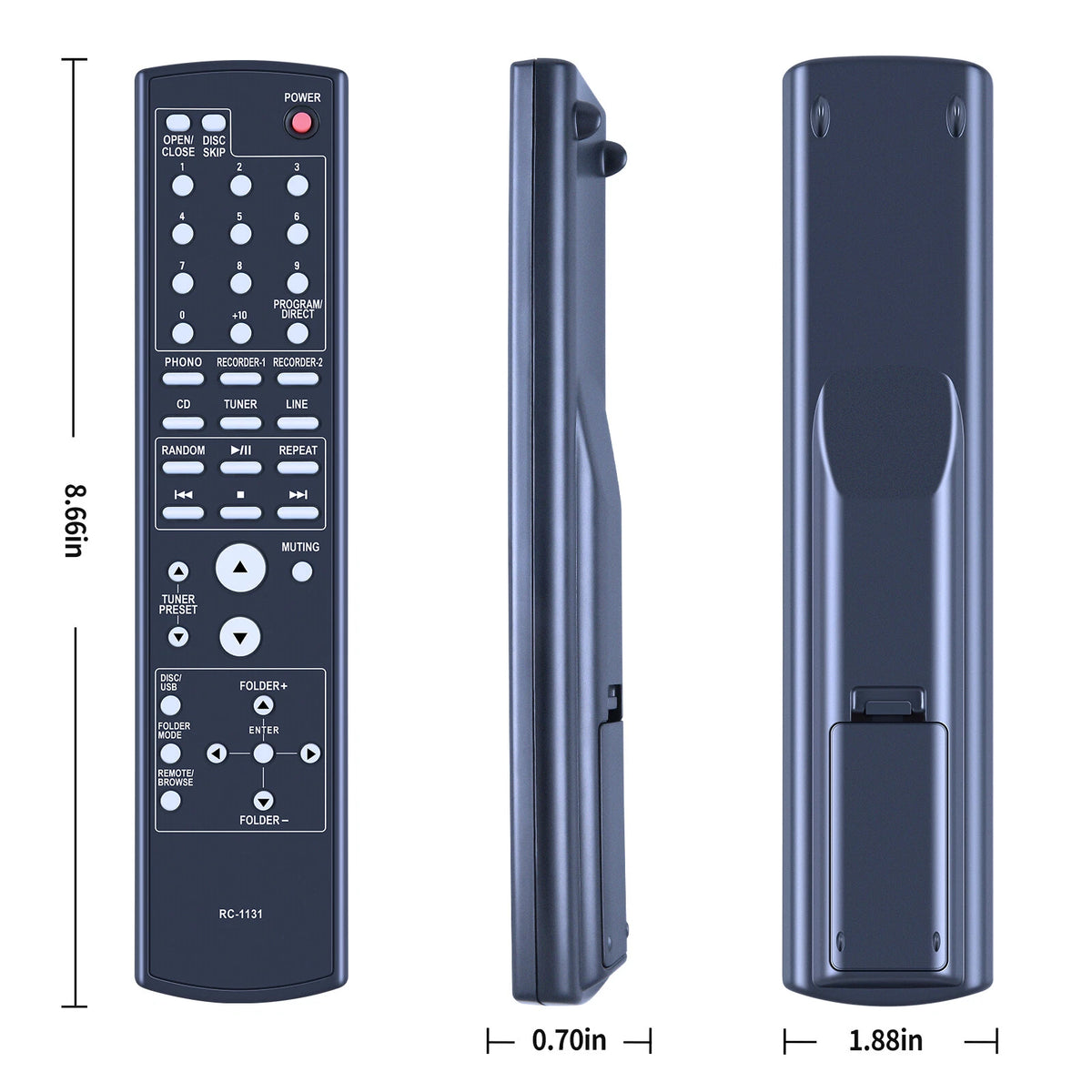 RC-1131 Remote Control For Denon PMA510 PMA700 PMA710AE PMA-510 PMA-700
