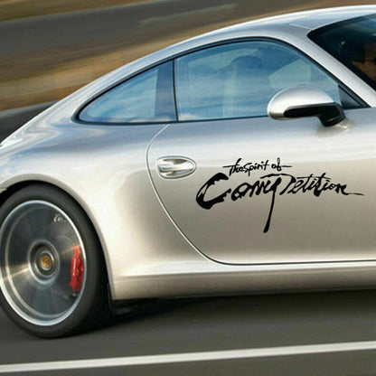 Waterproof The Spirit of Competition Reflective Car Auto Vinyl Decal Sticker