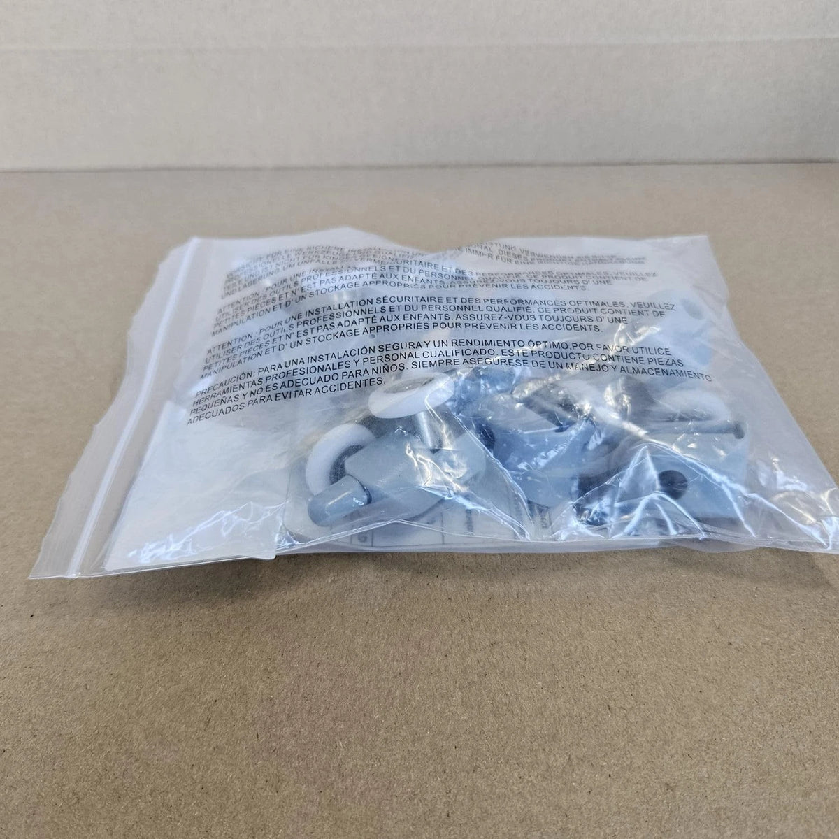 8 Pcs Top/Bottom Shower Door Rollers/Runners/Pulleys/Wheels Bathroom Gray