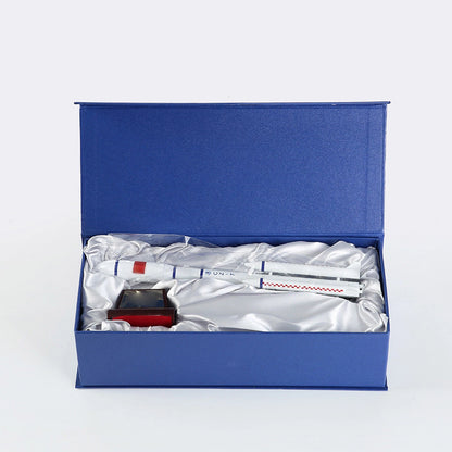 1:200 Ornaments CZ-7 Long March 7 Rocket Model Simulation Alloy Space Model