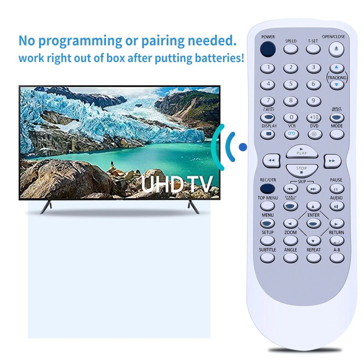 NB668 Remote Control For Sylvania DVD VCR Combo DV225SL8 DV220SL8