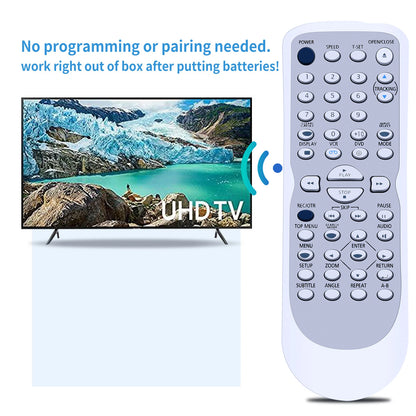 NB668 Remote Control For Sylvania DVD VCR Combo DV225SL8 DV220SL8