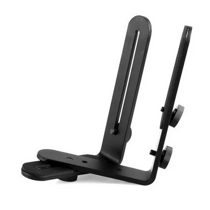 1 Set Double L-shaped Black Aluminum Alloy Metal Bracket kit For DSLR Camera
