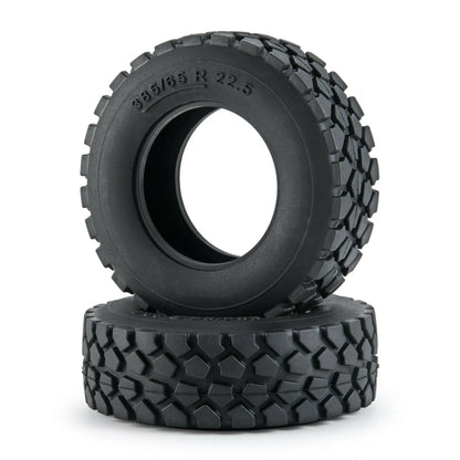 4* Rubber Tires Tyres For Tamiya 1/14 RC Tractor Truck Car Repair Parts
