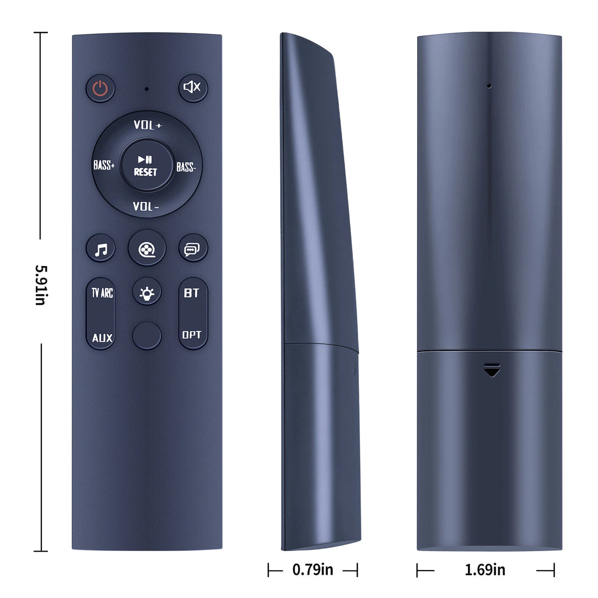 Replacement Remote Control For Pheanoo P15 2.1CH Compact Sound Bar