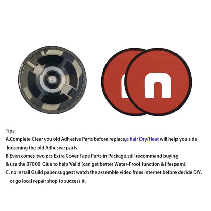 Watch Active 2 Back Cover Lens Replacement Rear Glass Parts for Samsung...