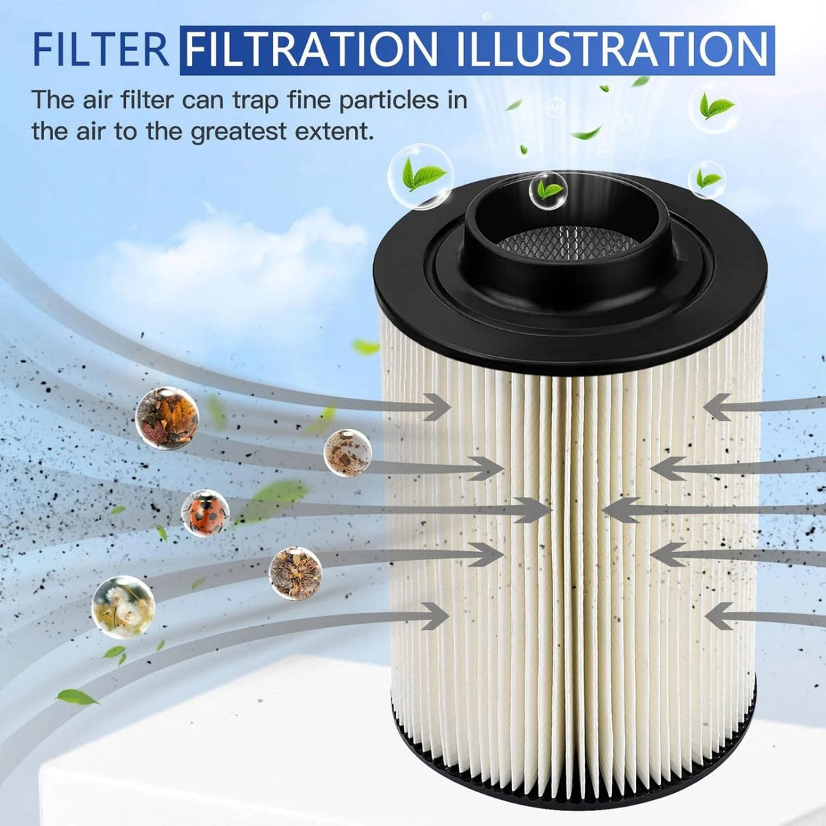 9922274 1PCS Air Filter Fit For Polaris Ranger 800 XP 2011-2012 Hard Rubber