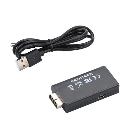 For Playstation 2 PS2 To HDMI-Compatible Adaptor HD RCA AV Audio Video Connecter