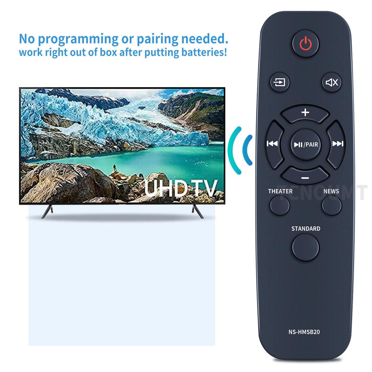 NS-HMSB20 Replaced Remote Control For Insignia Sound bar System NSHMSB20