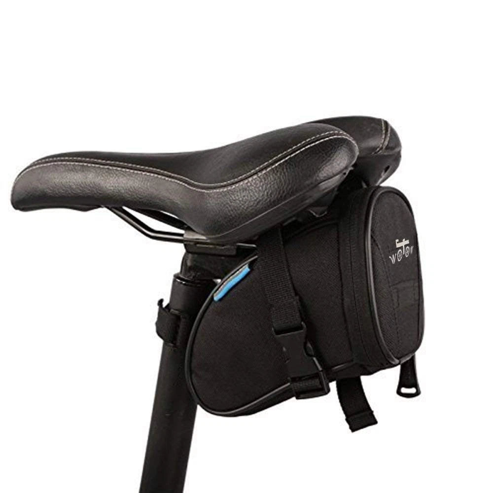 WOTOW Bike Repair Tool Kit & Saddle Bag, 14 in 14 1 Multitool (Black)