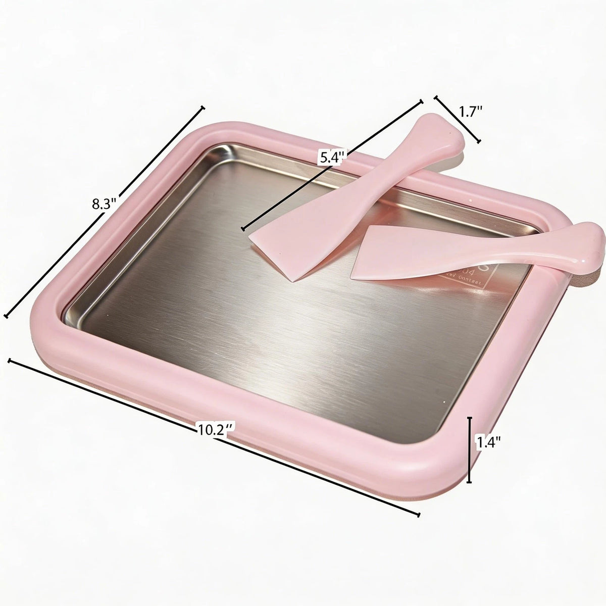 Hoivvy Rolled Ice Cream Maker – Large 10.2" Tray with 2 Large, Green