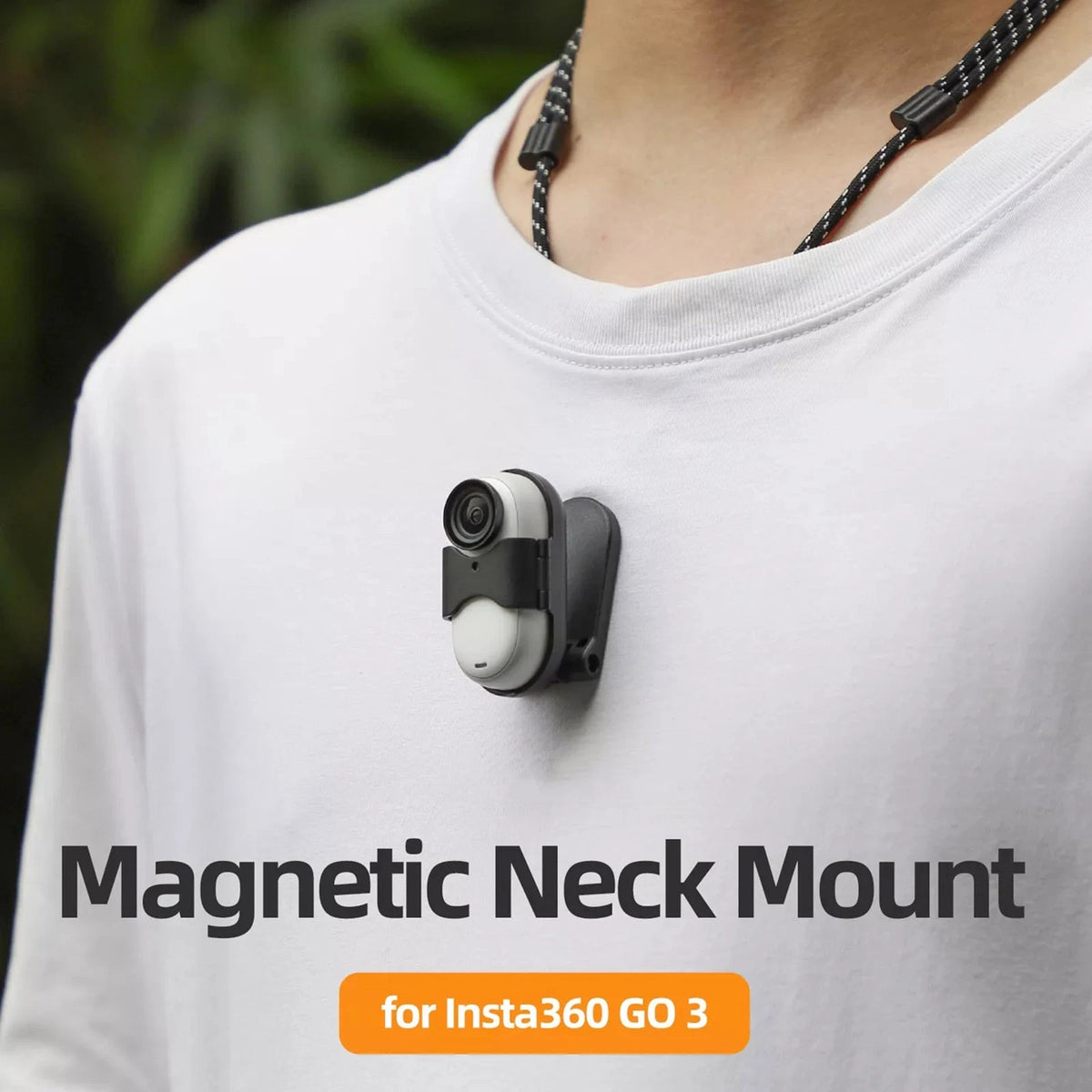 1Pcs For Insta360 GO 3 Camera Magnetic Neck Mount Lanyard Quick Release Adapter