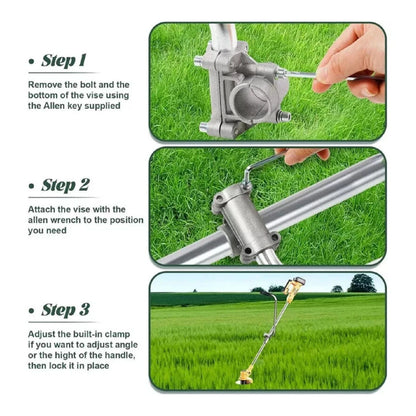 Easy Install Handle For Weed Eater String Trimmer Lawn Mower Extension Kit