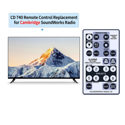 Remote Control For Cambridge SoundWorks Radio CD 740