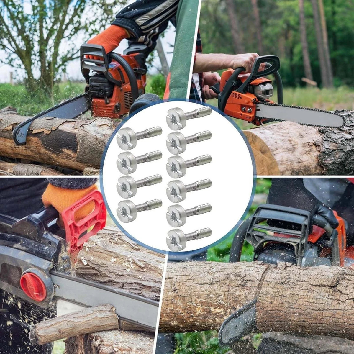 10Pack Chainsaw Top Engine Cover Screw for Stihl MS231 MS241 MS251 Chainsaw