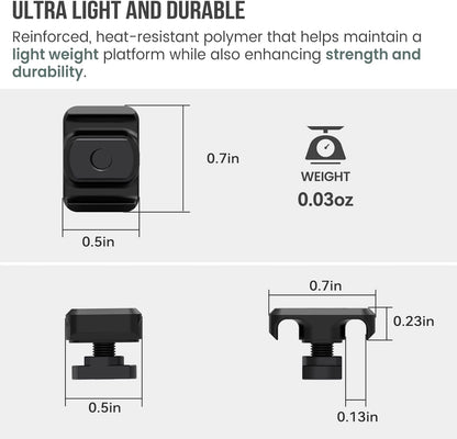 CGM909 Pressure Switch Cable Guides Compatible with M-LOK System, Black