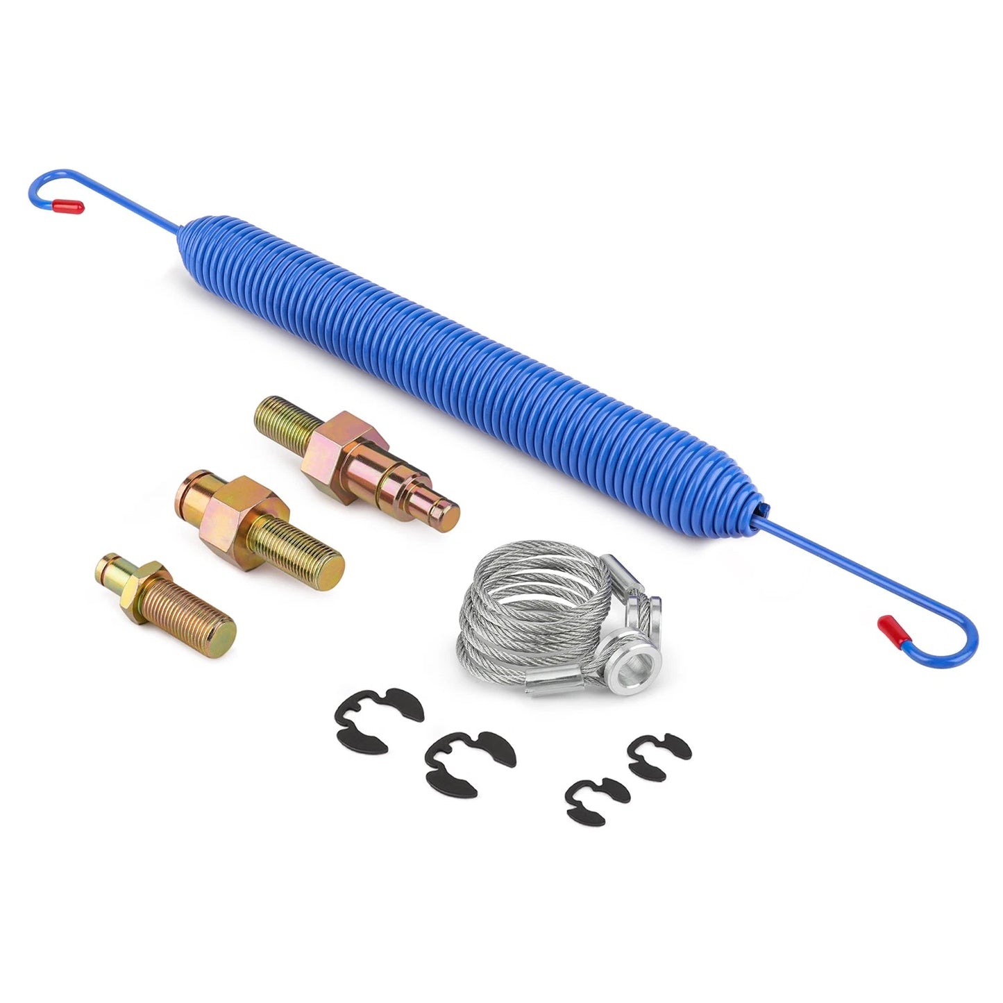 Peterbilt 379 Hood Spring, Cable and Stud bolts w/ Retaining Rings