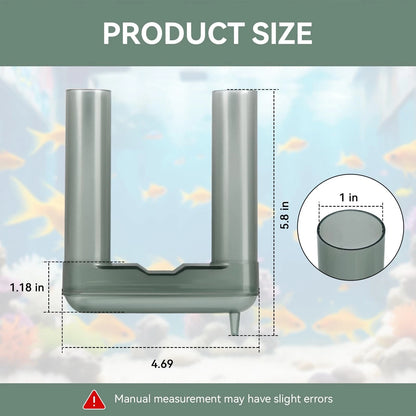 Aquarium Intake Stem for AquaClear 70, 110 Power Filters, Transparent