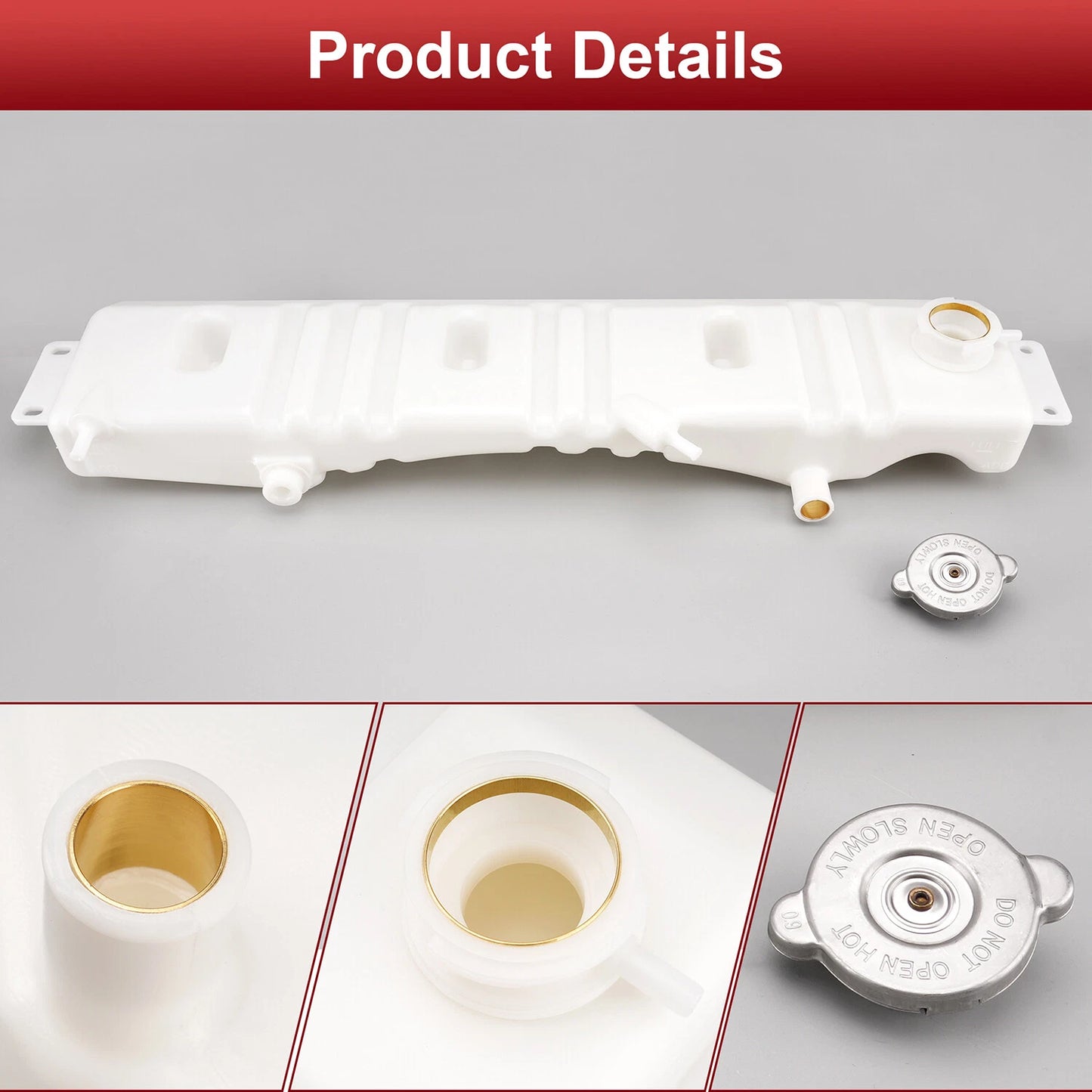 Coolant Overflow Tank For Ford F600 F700 F800 1980-1998 F6HZ-8A080-B