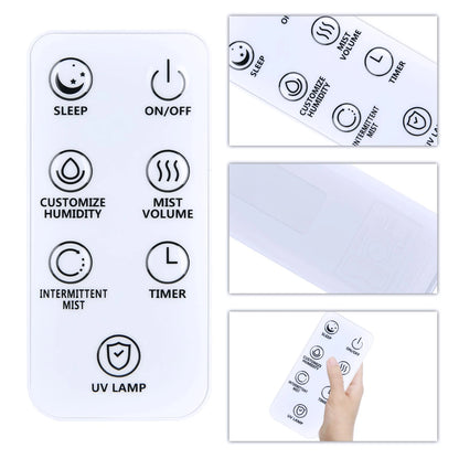 Remote Control For Hiswelle Humidifiers JS919BK HQ-JS2301 HQ-2H-JS919 w/ Battery