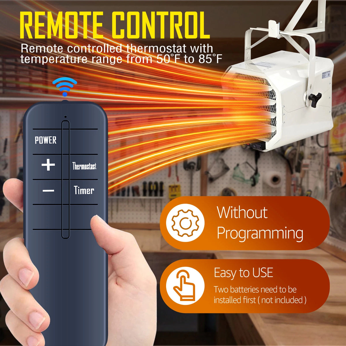 Remote Control For DR. INFRARED HEATER DR-910F Heater Wall