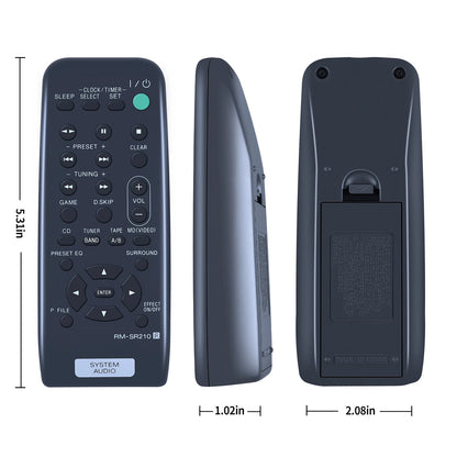 RM-SR210 Remote Control For Sony System Audio 147650311 HCD-RG70AV MHC-DX30