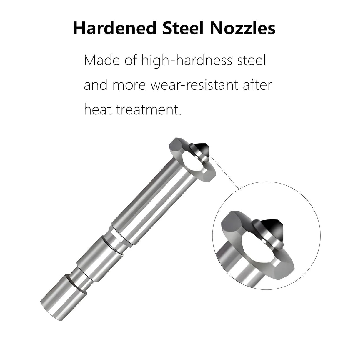 Kobra 3 Max Nozzle 0.4/0.6/0.8MM, Integrated Quick Swap Hardened Steel...