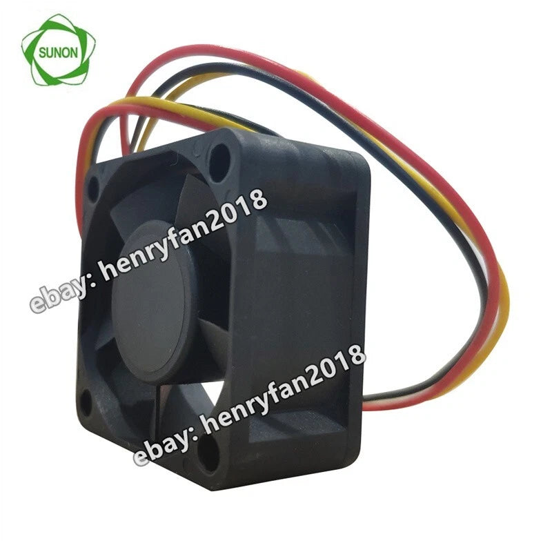 SUNON KDE1204PKV3 Axial Fan DC 12V 0.4W 40*40*20MM 3Pin 18dBA Slient Cooling Fan