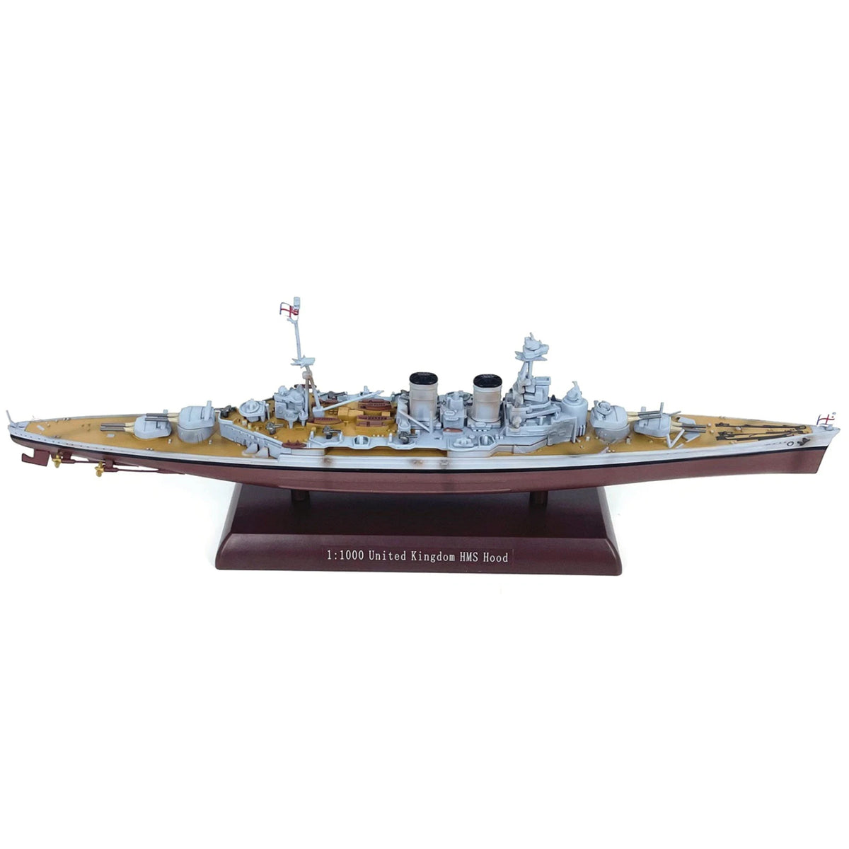 High Simulation 26.5cm Alloy 1/1000 United Kingdom HMS Hood Battlecruiser Model