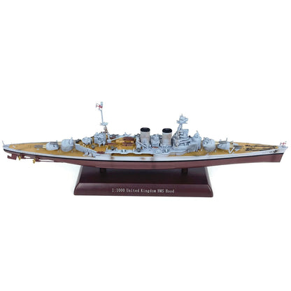 High Simulation 26.5cm Alloy 1/1000 United Kingdom HMS Hood Battlecruiser Model