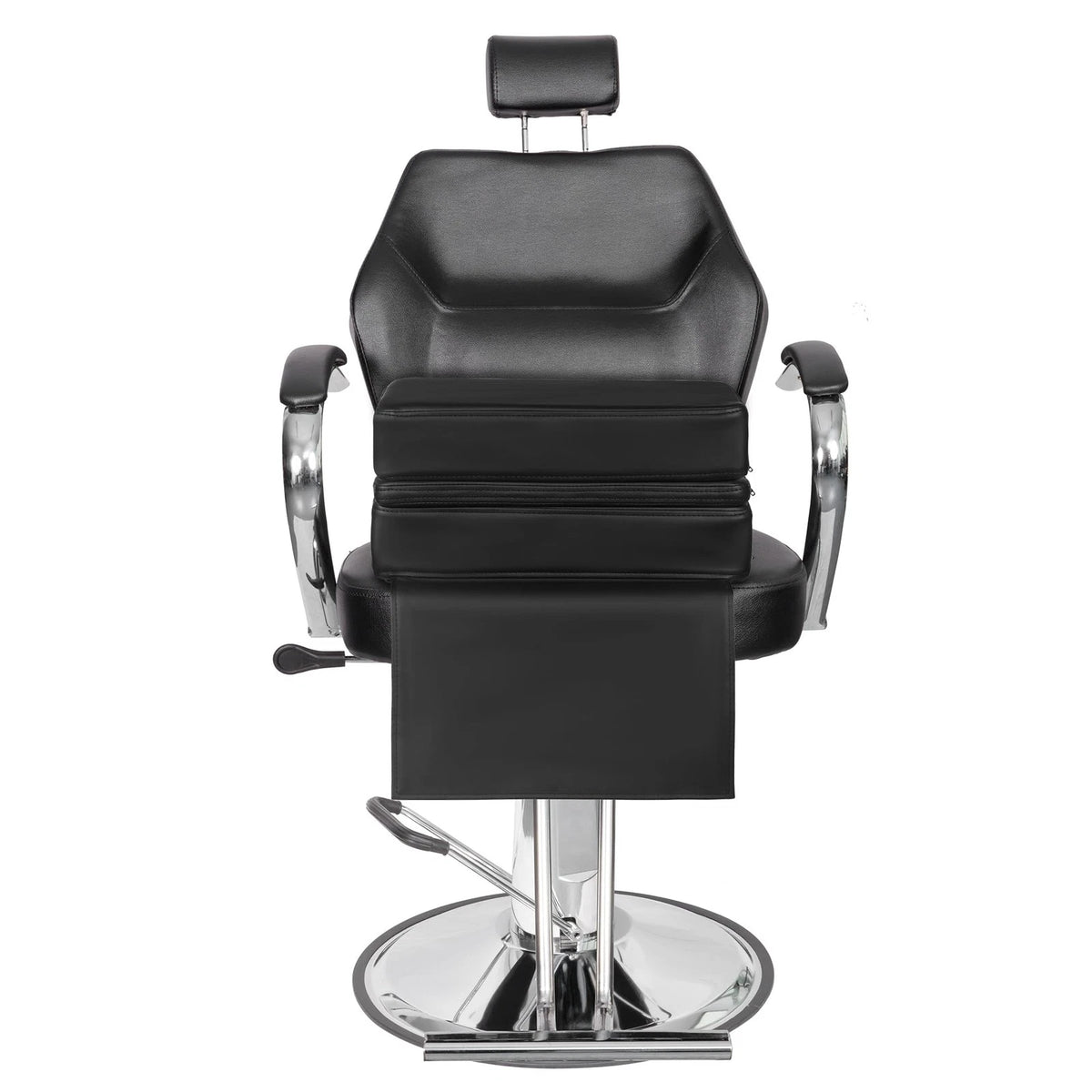 HOMBYS Adjustable Salon Booster Seat for Kids Leather 14.5"x11"x7.4", Black