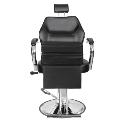 HOMBYS Adjustable Salon Booster Seat for Kids Leather 14.5"x11"x7.4", Black