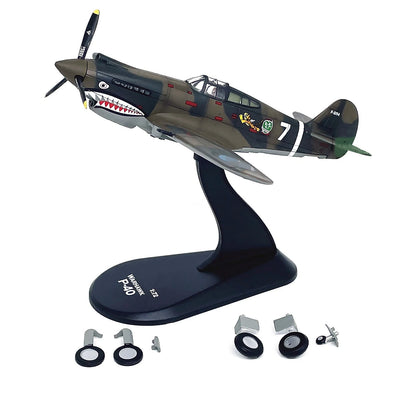 13cm Diecast Alloy 1/72 WWII US For Curtiss P-40C Warhawk Fighter 1PCS Model