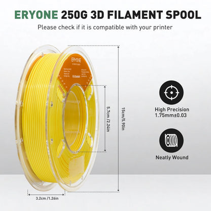 ERYONE PLA Filament 3D Printer Bundle 2KG, Versatile Colors