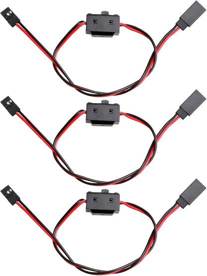 HobbyPark RC On Off Switch JR Futaba Style 2 Way Power for Cars Trucks...