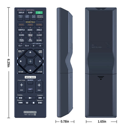 RMT-AM120U Remote Control For Sony Audio System MHC-V7D  MHC-GT3D MHC-GT5D