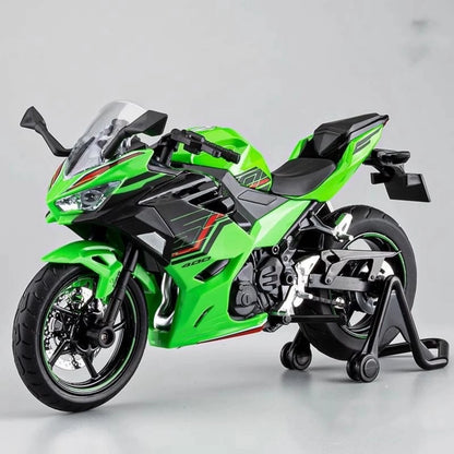 1/12 Scale Alloy+PC For Kawasaki Ninja 400 Motorcycle Model Finished Decoration