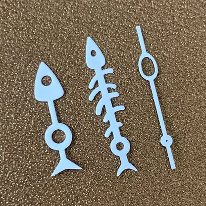 1 Set Luminous 316L Steel Watch Hands Needles For NH35/NH36/4R/7S Movement.